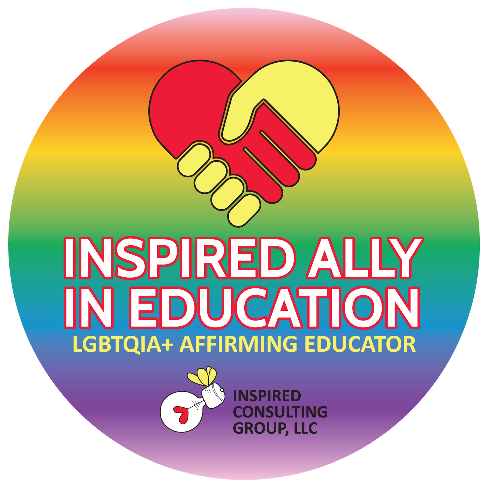 Ally In Education - hands graphic - RAW